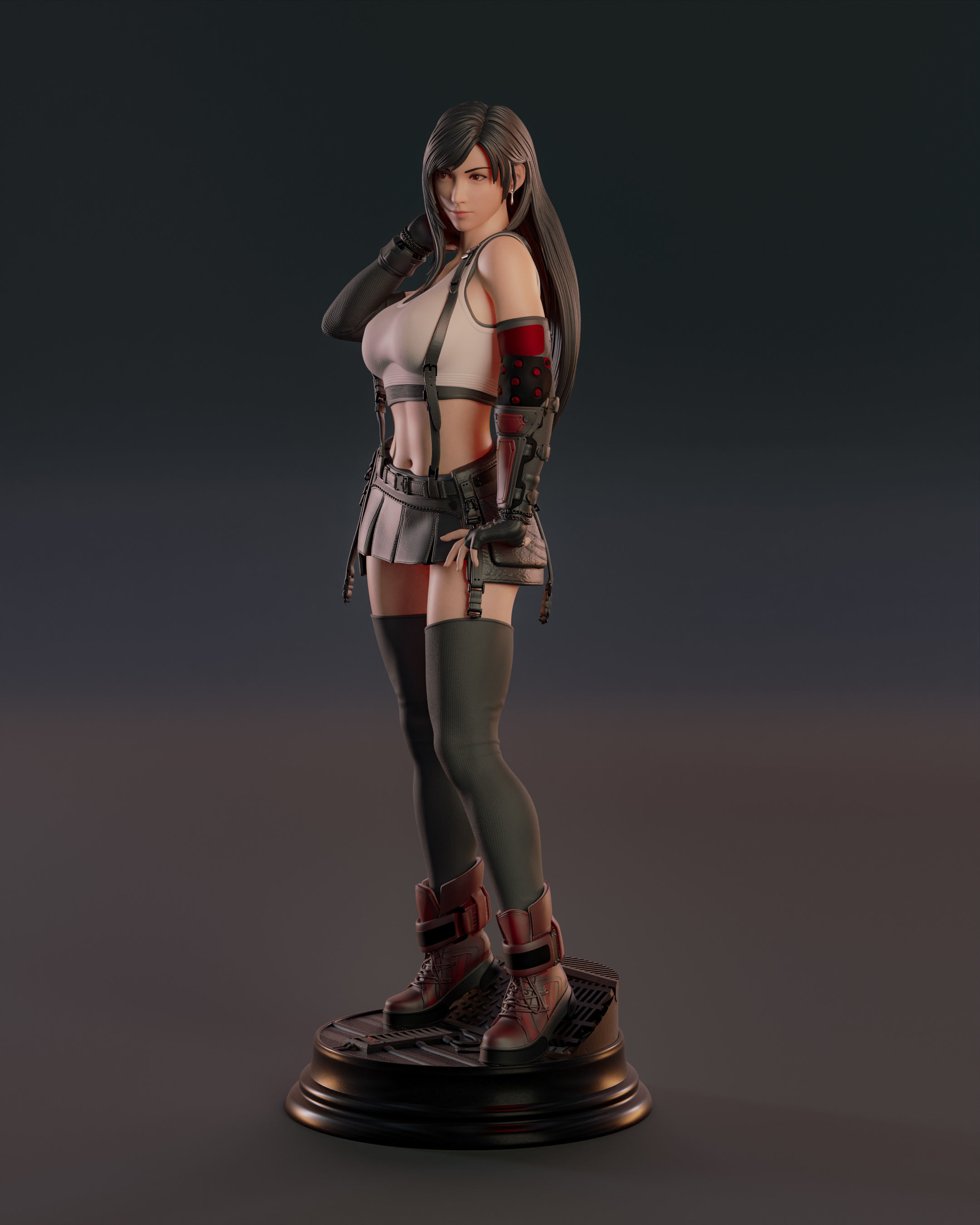 Tifa Lockhart 3D print model_6