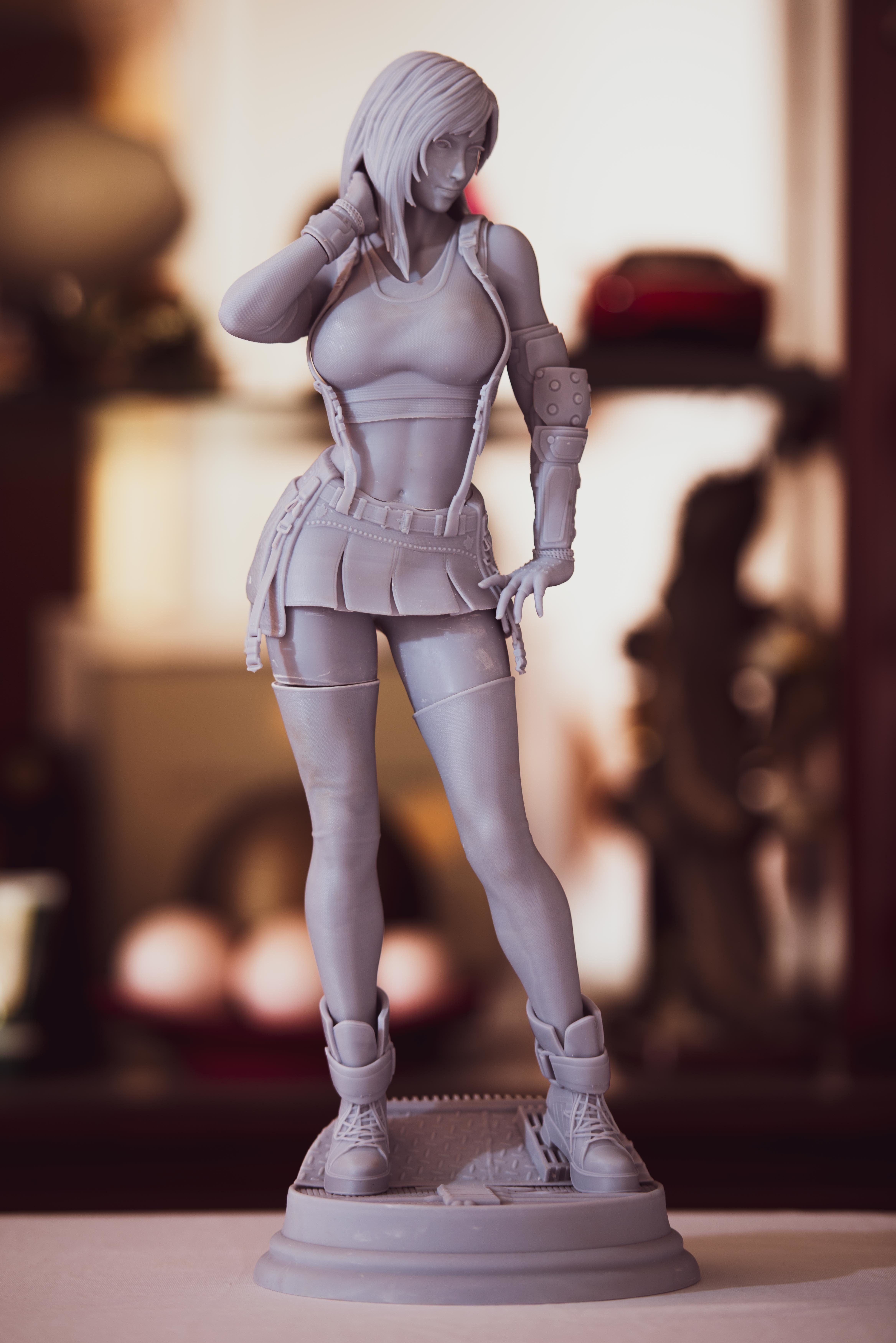 Tifa Lockhart 3D print model_4
