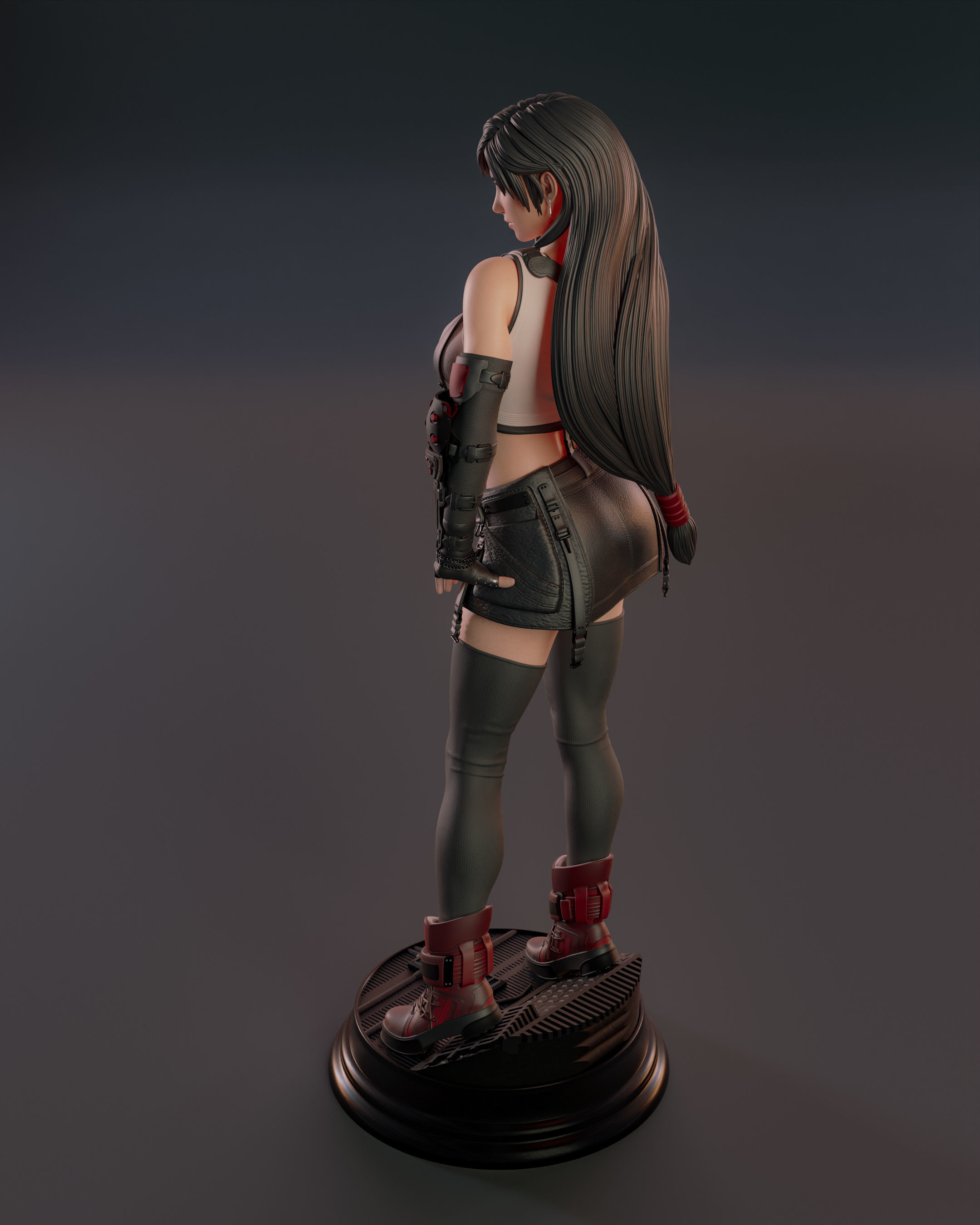 Tifa Lockhart 3D print model_10