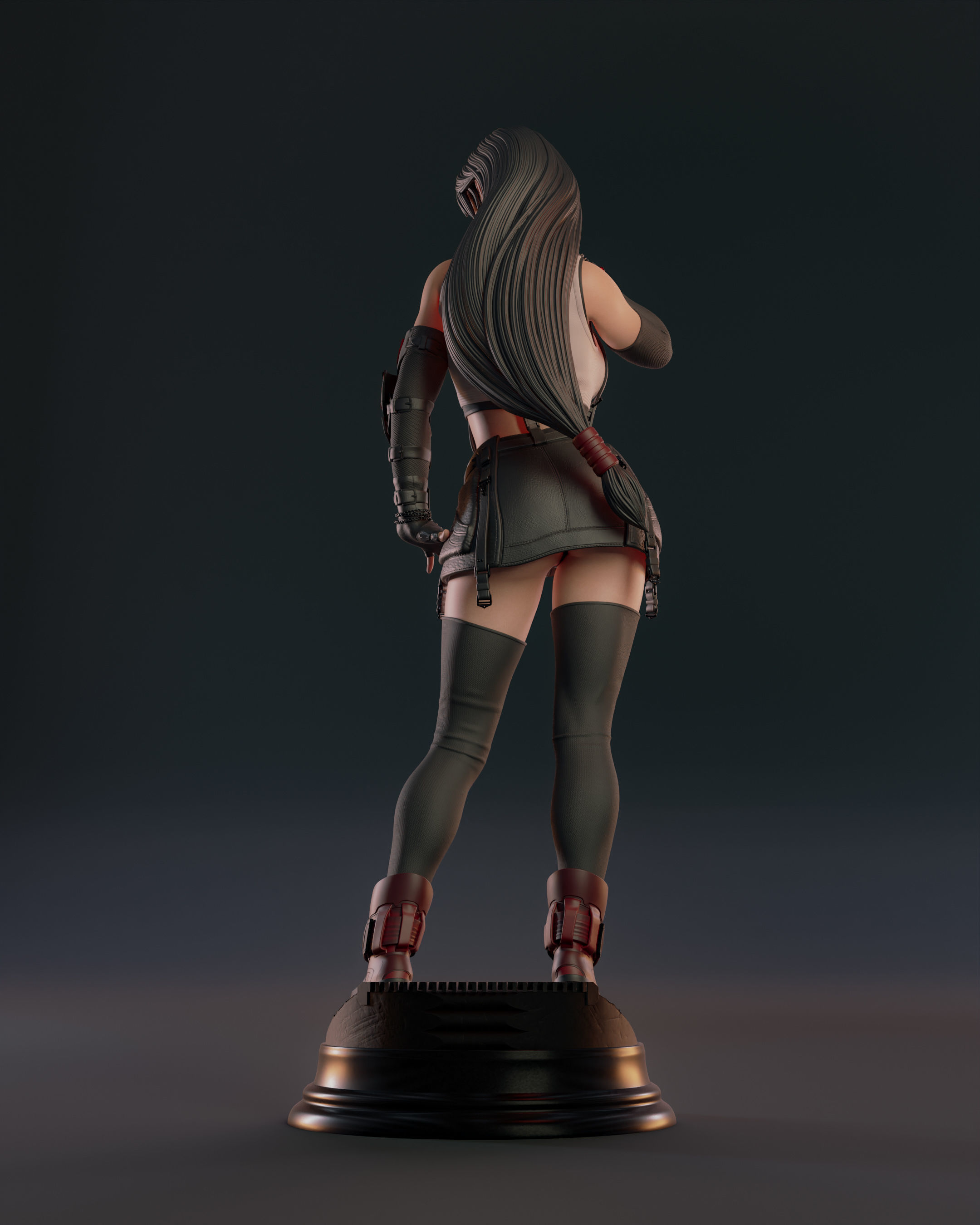 Tifa Lockhart 3D print model_11