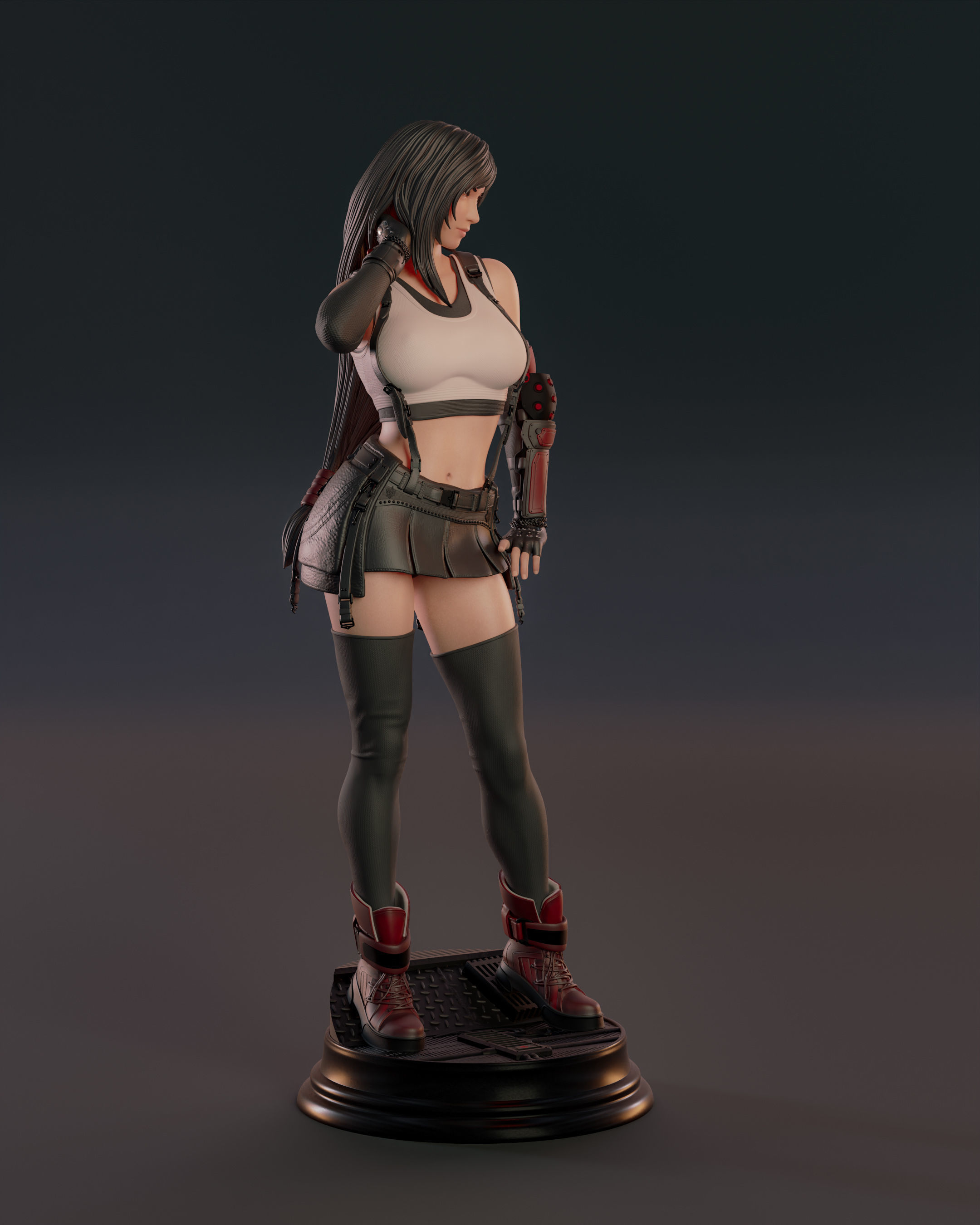 Tifa Lockhart 3D print model_8