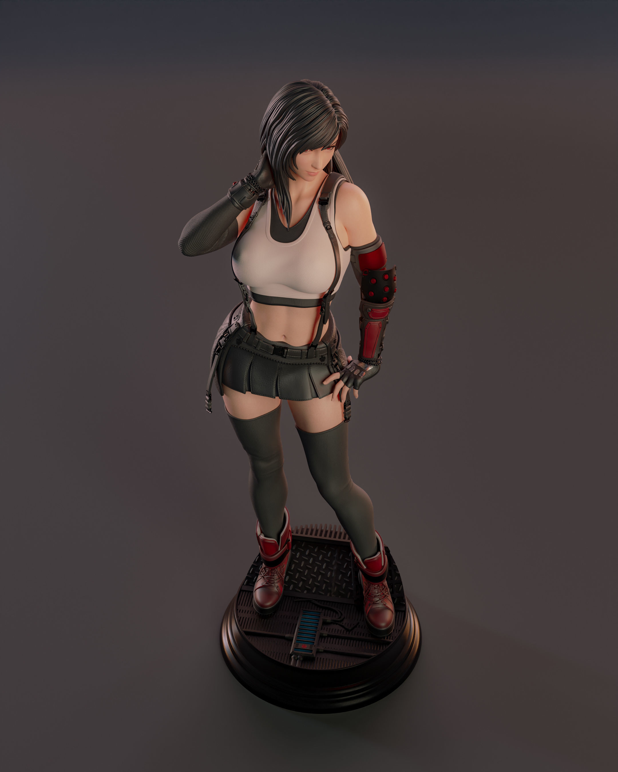 Tifa Lockhart 3D print model_9