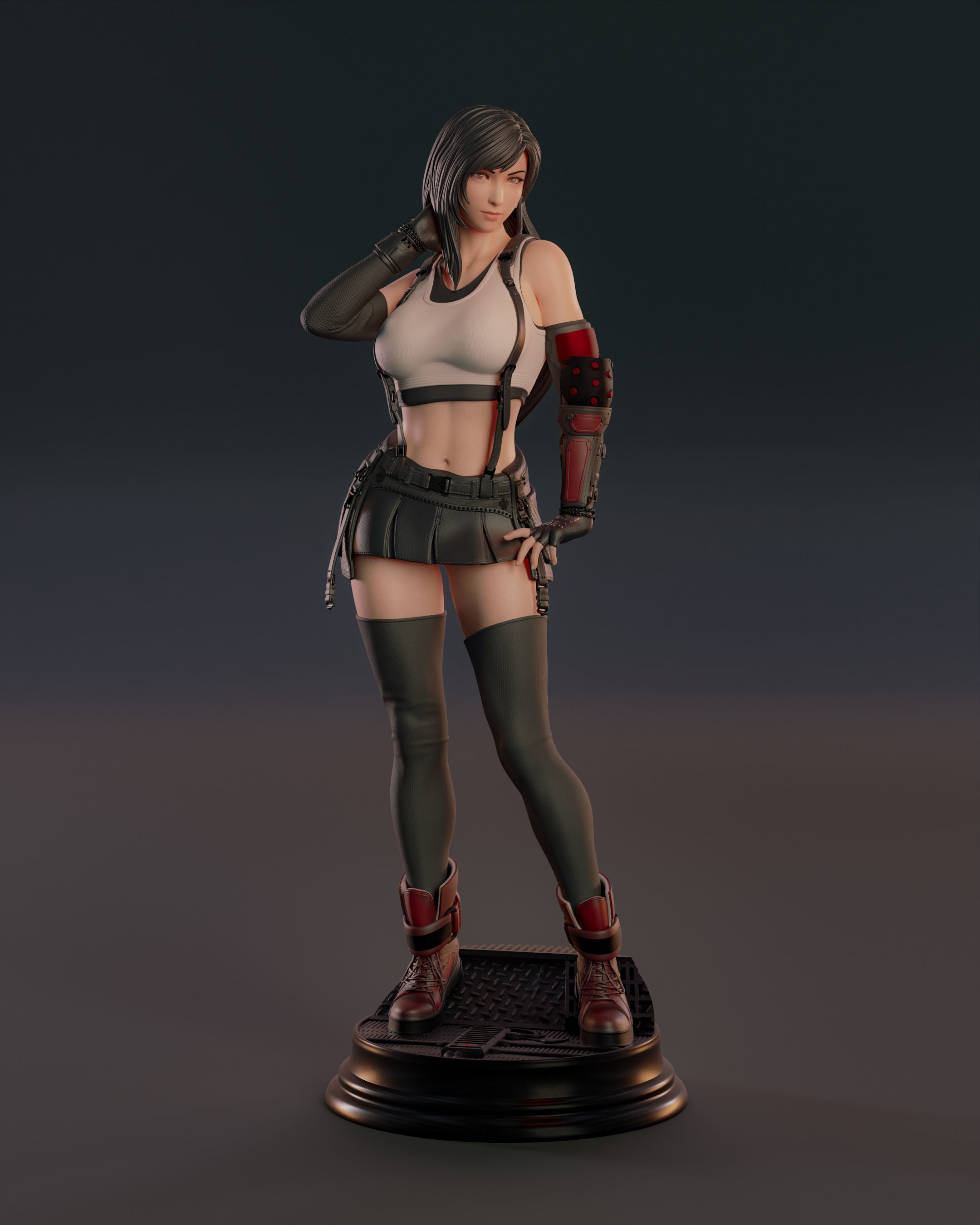 Tifa Lockhart 3D print model_1