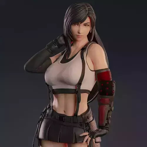 Tifa Lockhart 3D print model