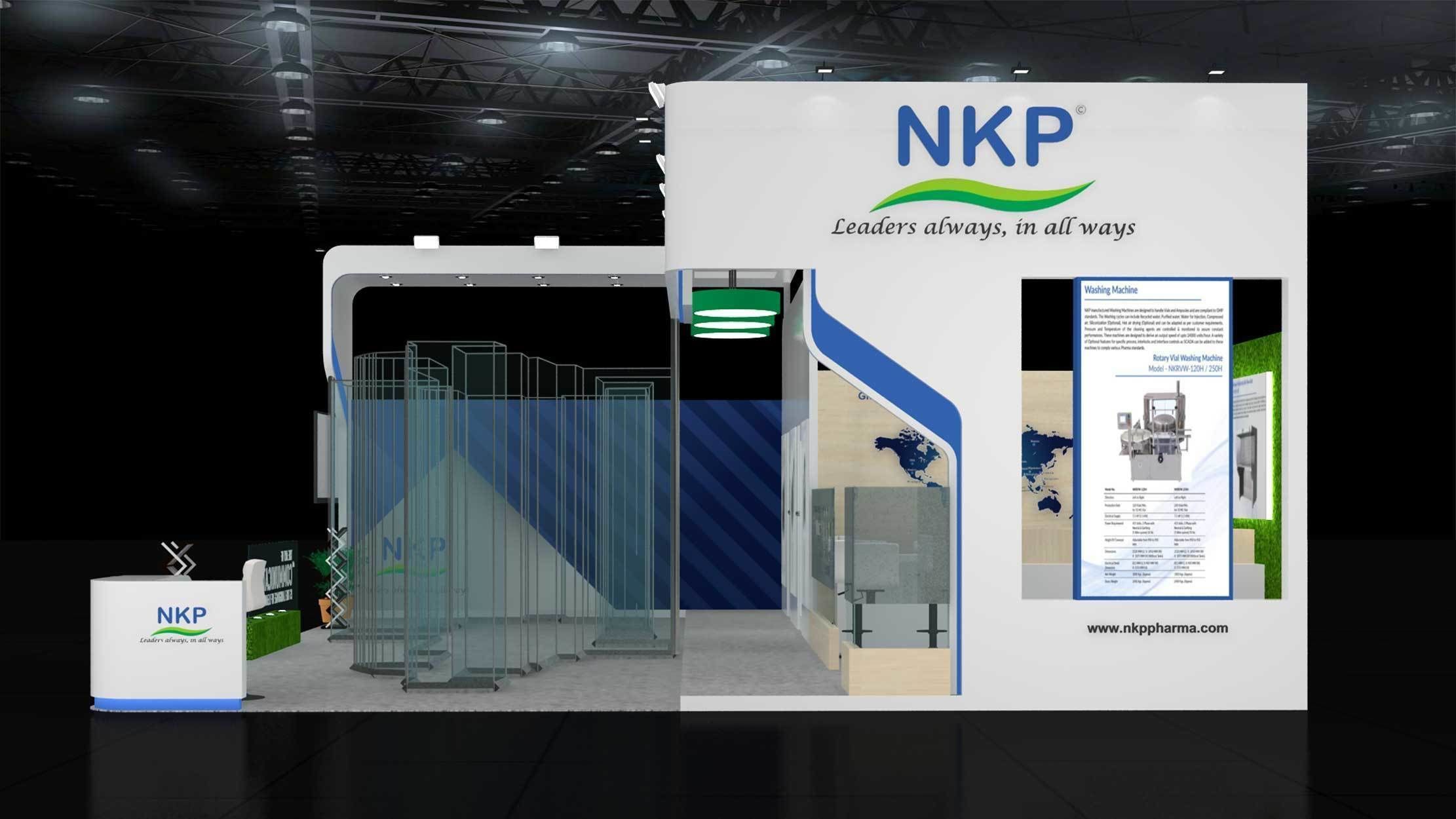 10 x 8 2side open exhibition stand  stall 3ds max 2011 Low-poly 3D model_2