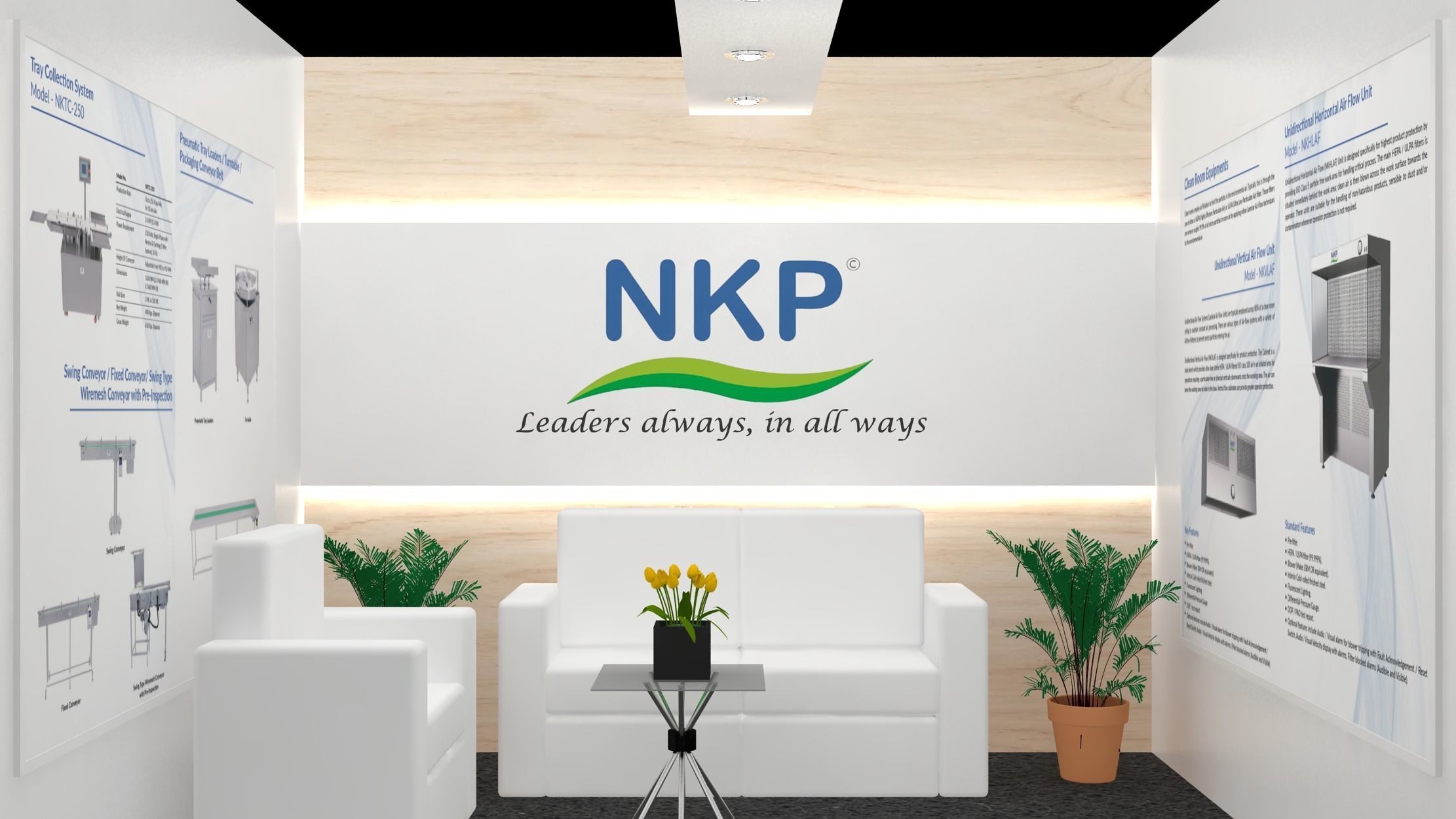 10 x 8 2side open exhibition stand  stall 3ds max 2011 Low-poly 3D model_5