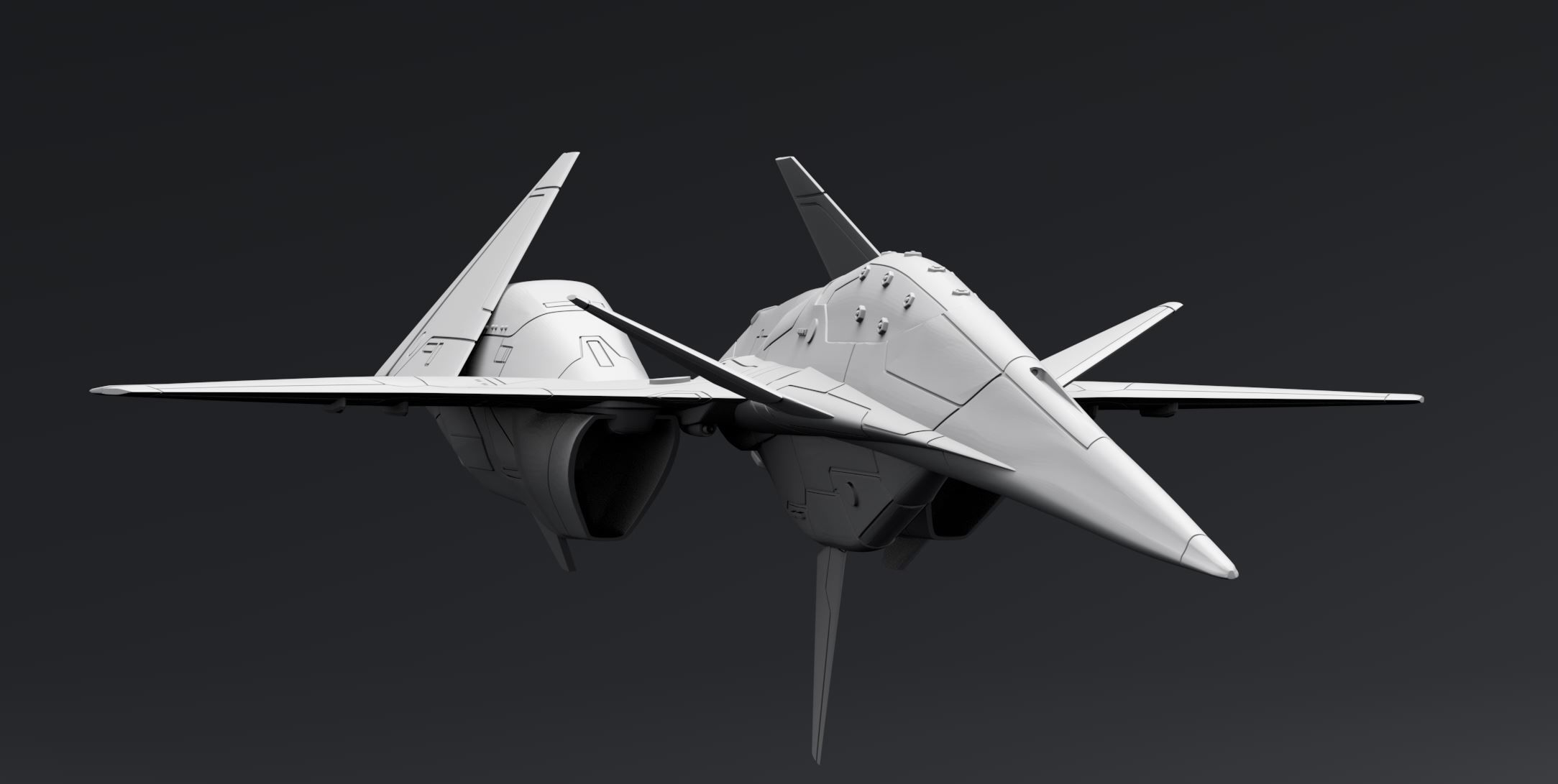 ADF Falken scale model 3D print model_4