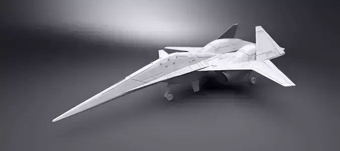 ADF Falken scale model 3D print model