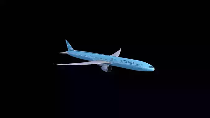 3d Airplane Low-poly 3D model