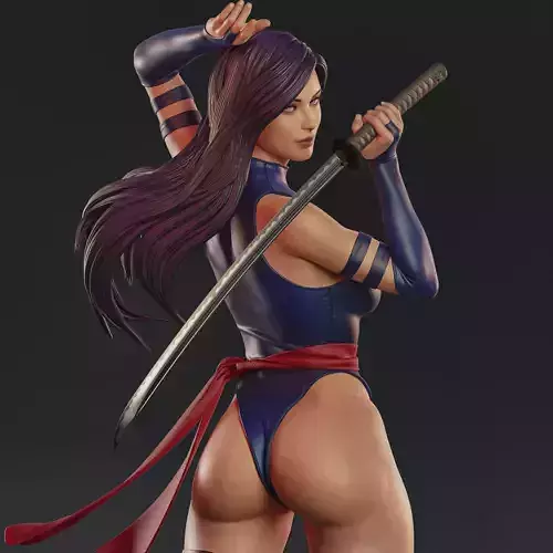 Psylocke V2 3D print model