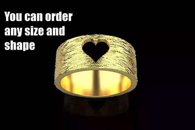 Card hearts ring model 636