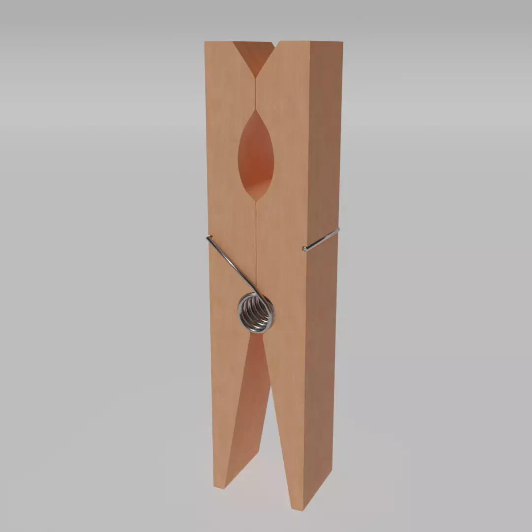 Clothespin 3D print model