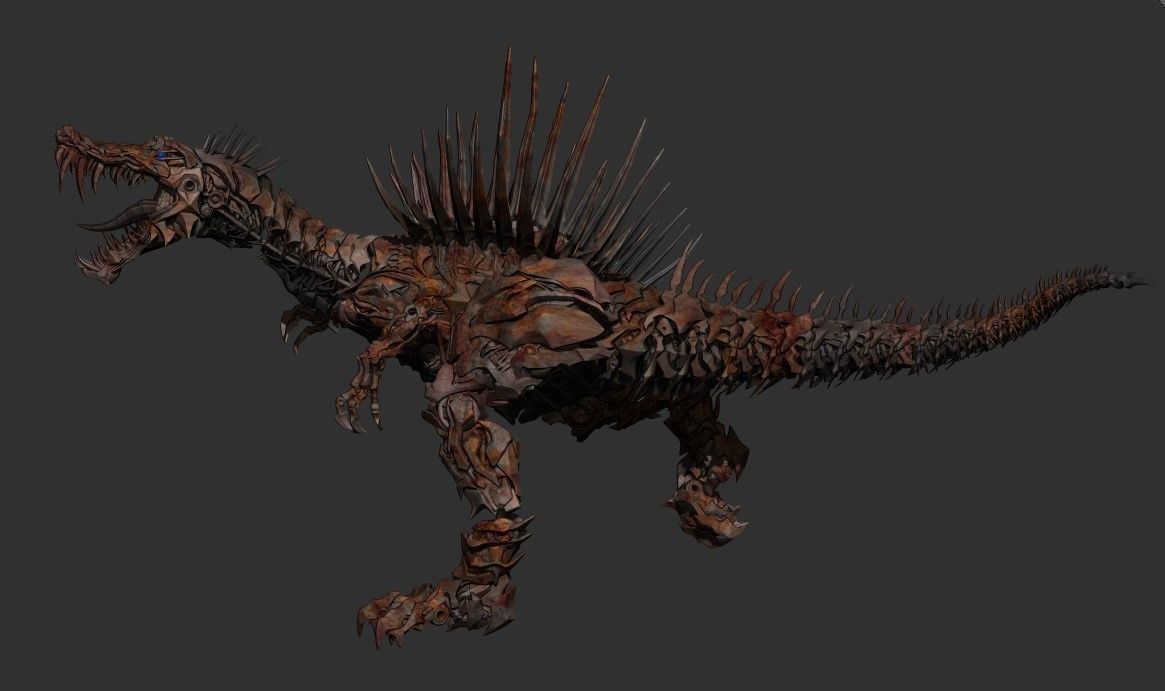 Scorn from Transformers movie 3D print model_3