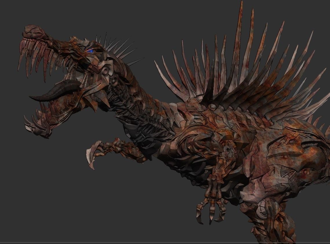 Scorn from Transformers movie 3D print model_4