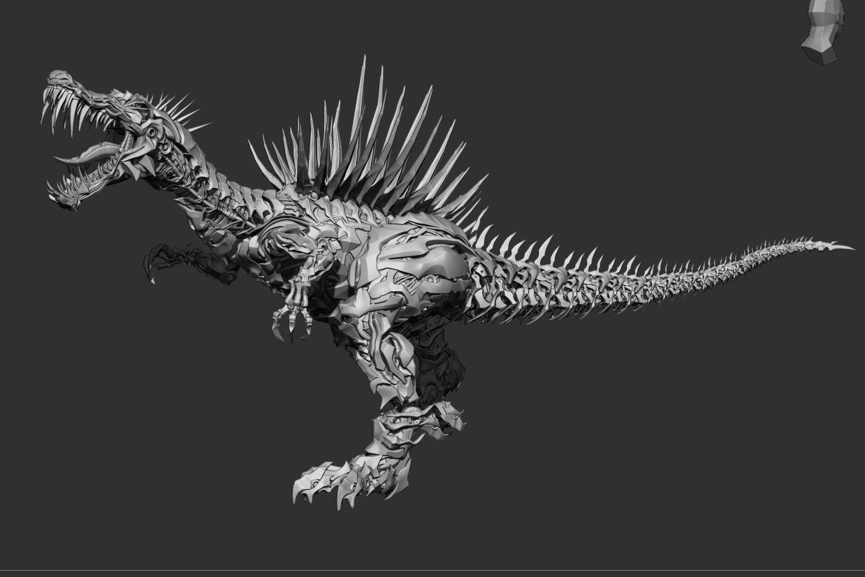 Scorn from Transformers movie 3D print model_5