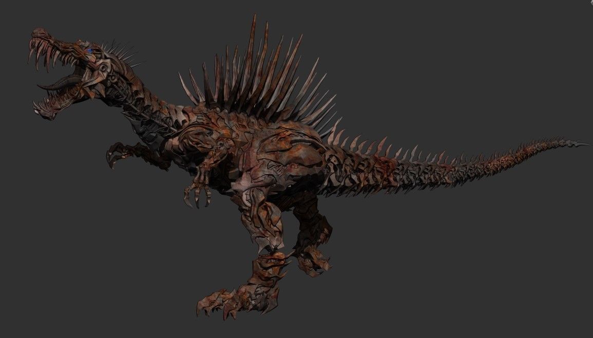 Scorn from Transformers movie 3D print model_1