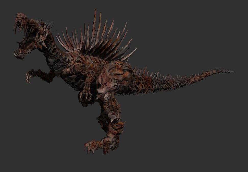 Scorn from Transformers movie 3D print model_2