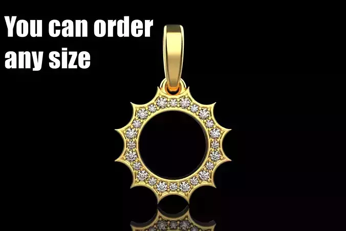 Sun pendant model 625