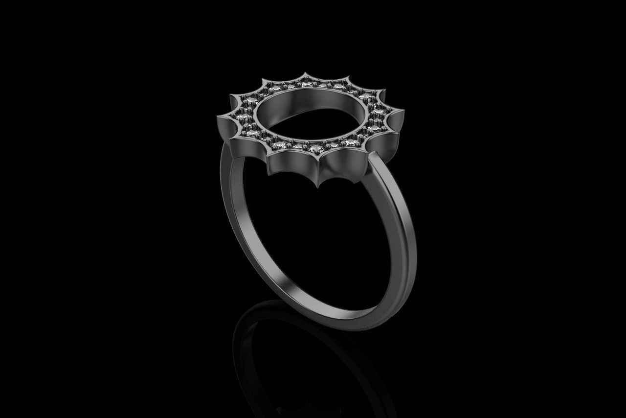 Sun ring model 626 3D print model_31