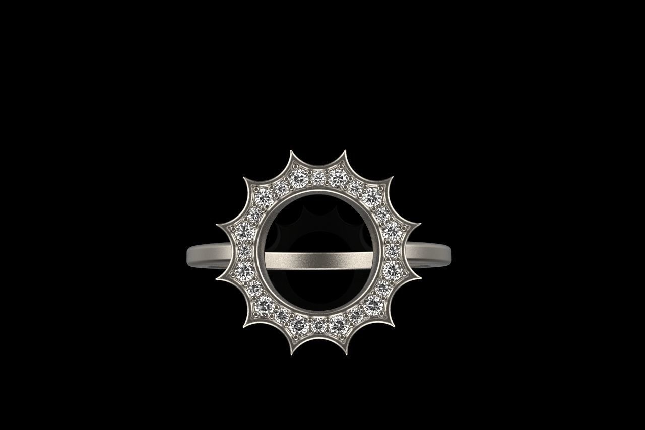 Sun ring model 626 3D print model_19