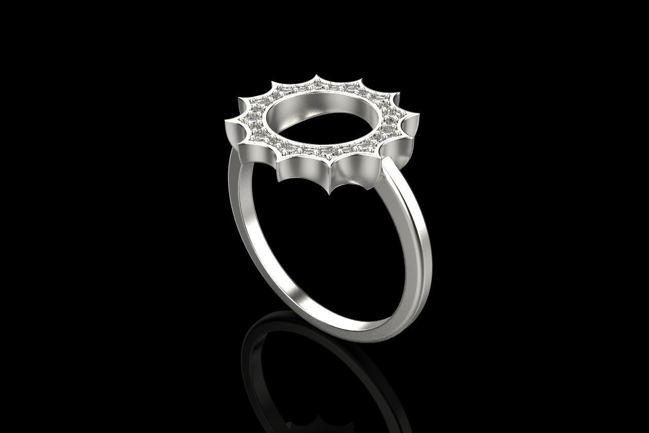 Sun ring model 626 3D print model_30