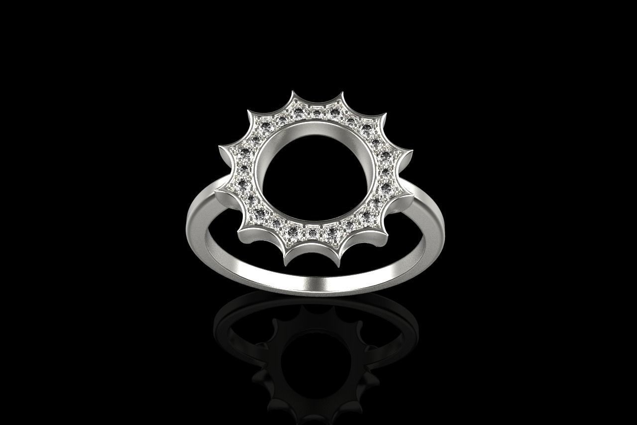 Sun ring model 626 3D print model_13