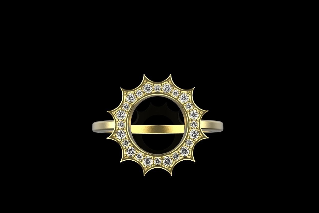 Sun ring model 626 3D print model_20