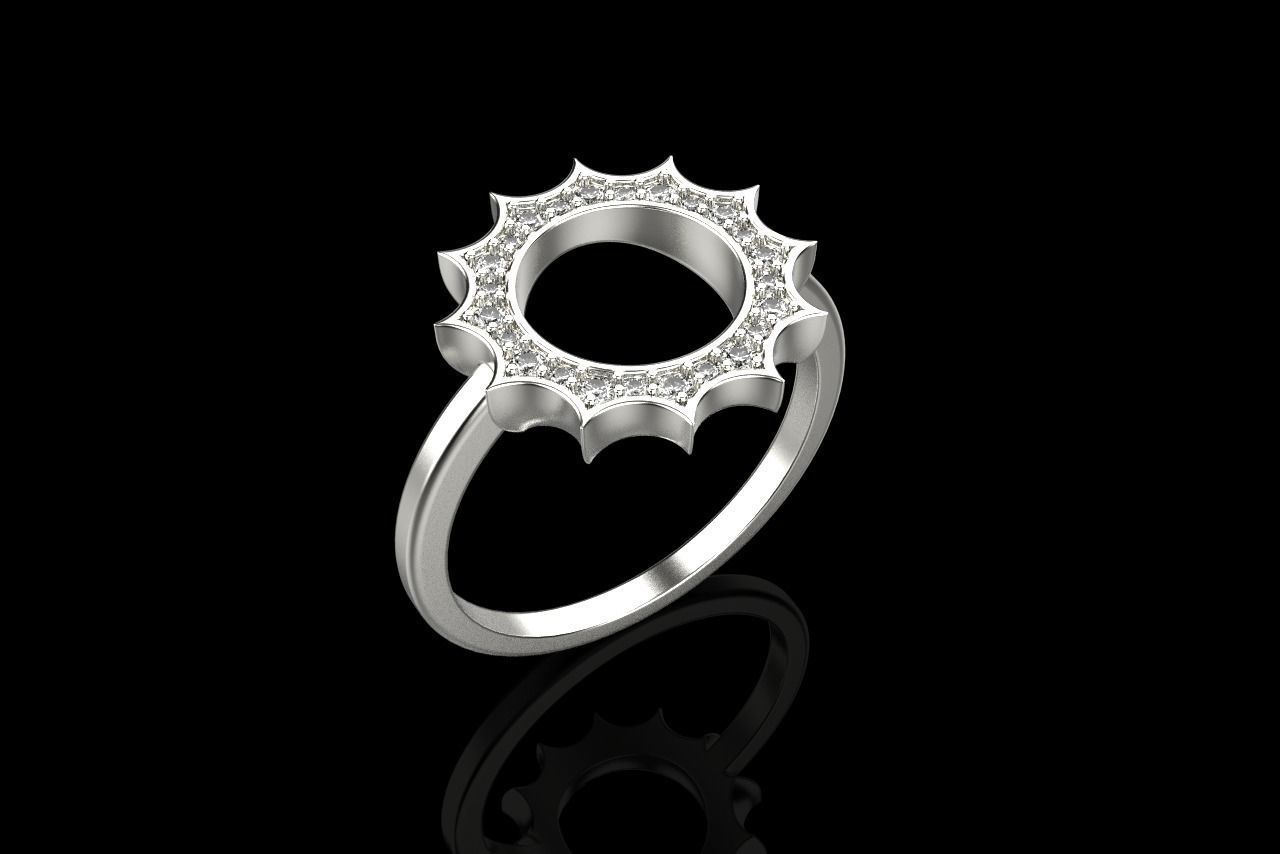 Sun ring model 626 3D print model_27