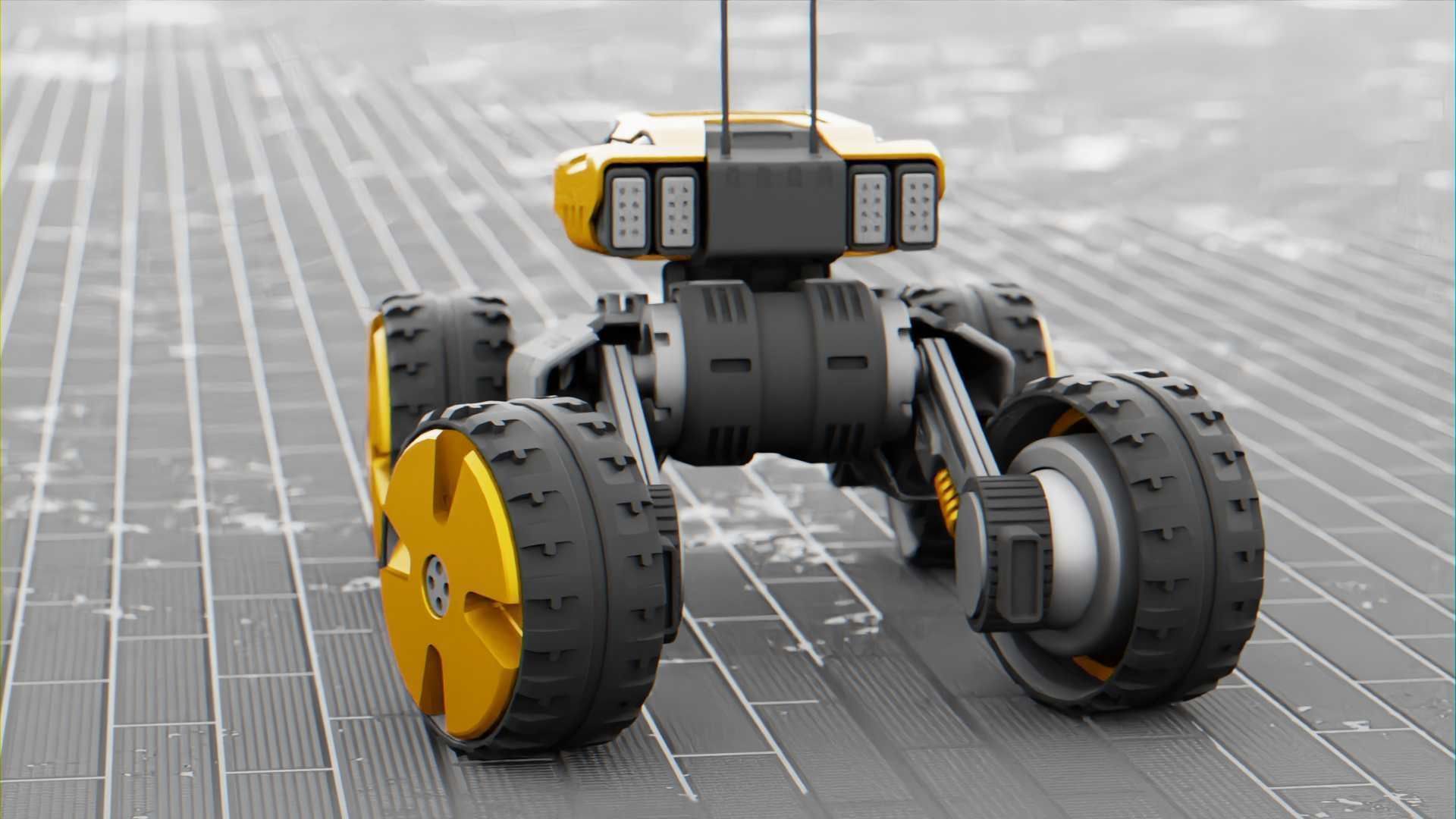 MOON LANDER E-2000 Free 3D model_16