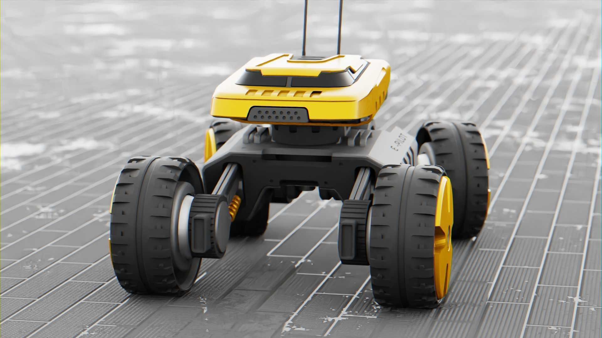 MOON LANDER E-2000 Free 3D model_42