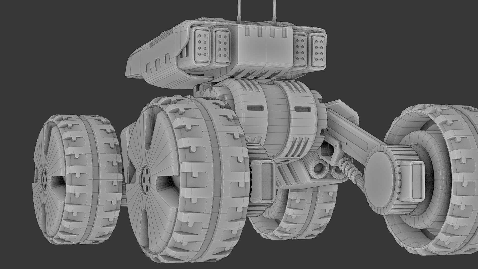 MOON LANDER E-2000 Free 3D model_36