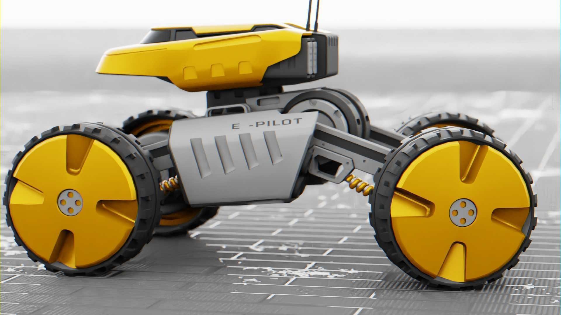 MOON LANDER E-2000 Free 3D model_9