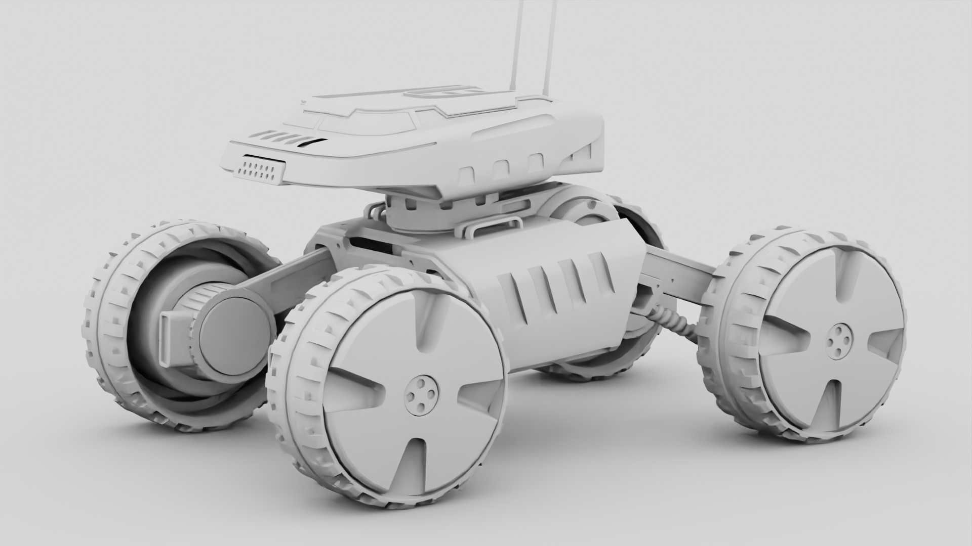 MOON LANDER E-2000 Free 3D model_28