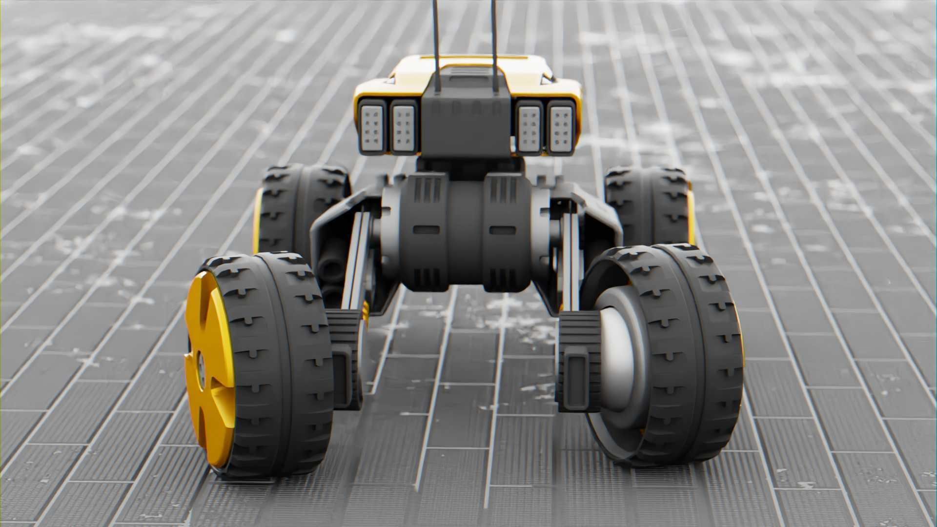 MOON LANDER E-2000 Free 3D model_17