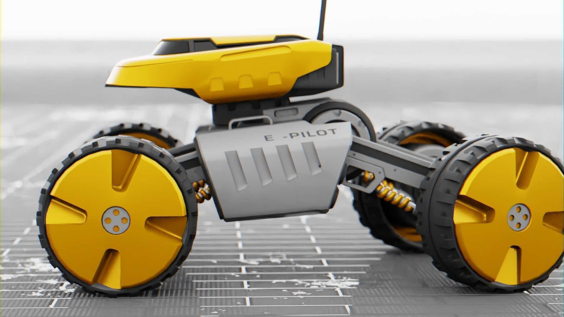 MOON LANDER E-2000 Free 3D model_8