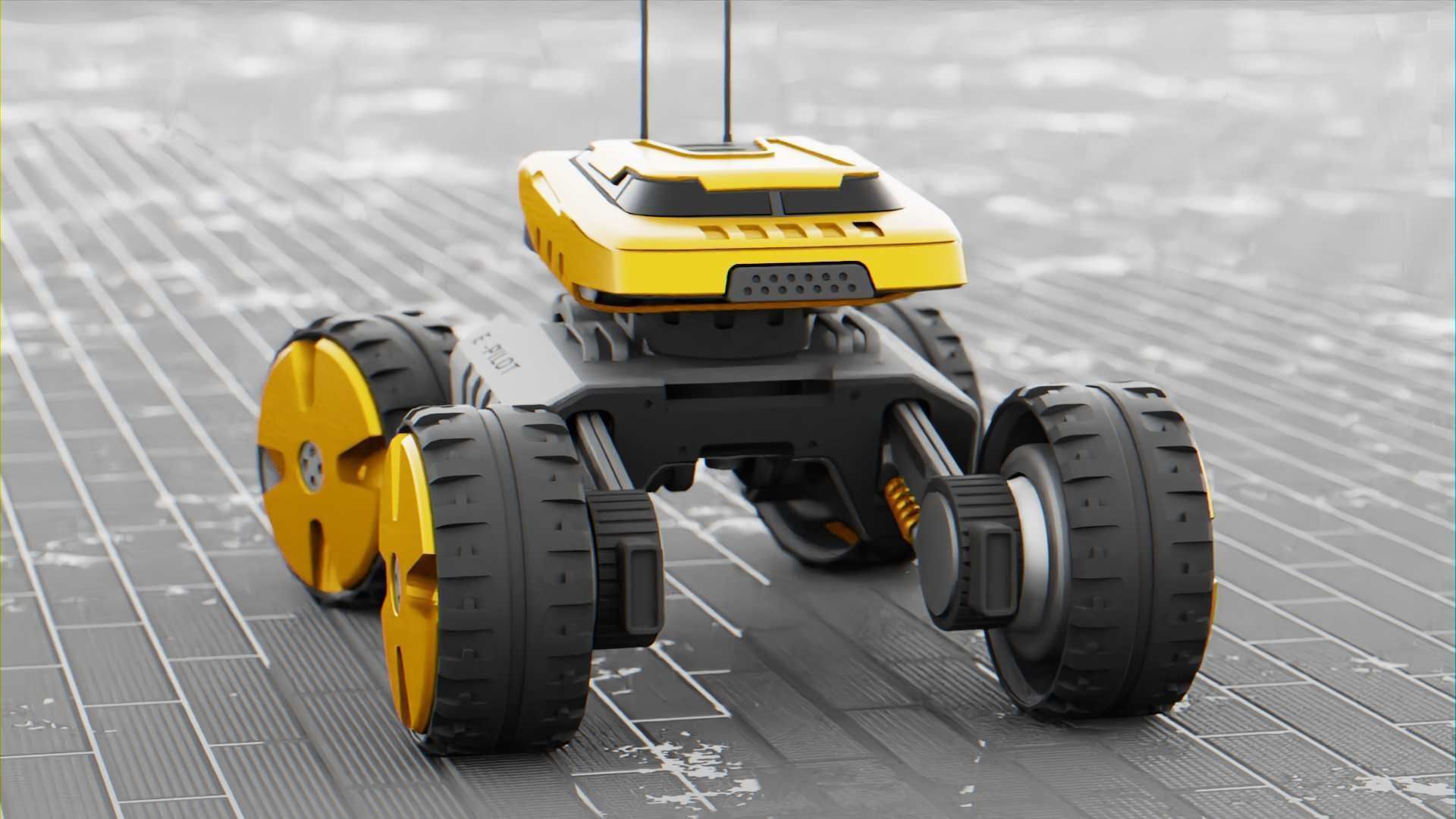 MOON LANDER E-2000 Free 3D model_39