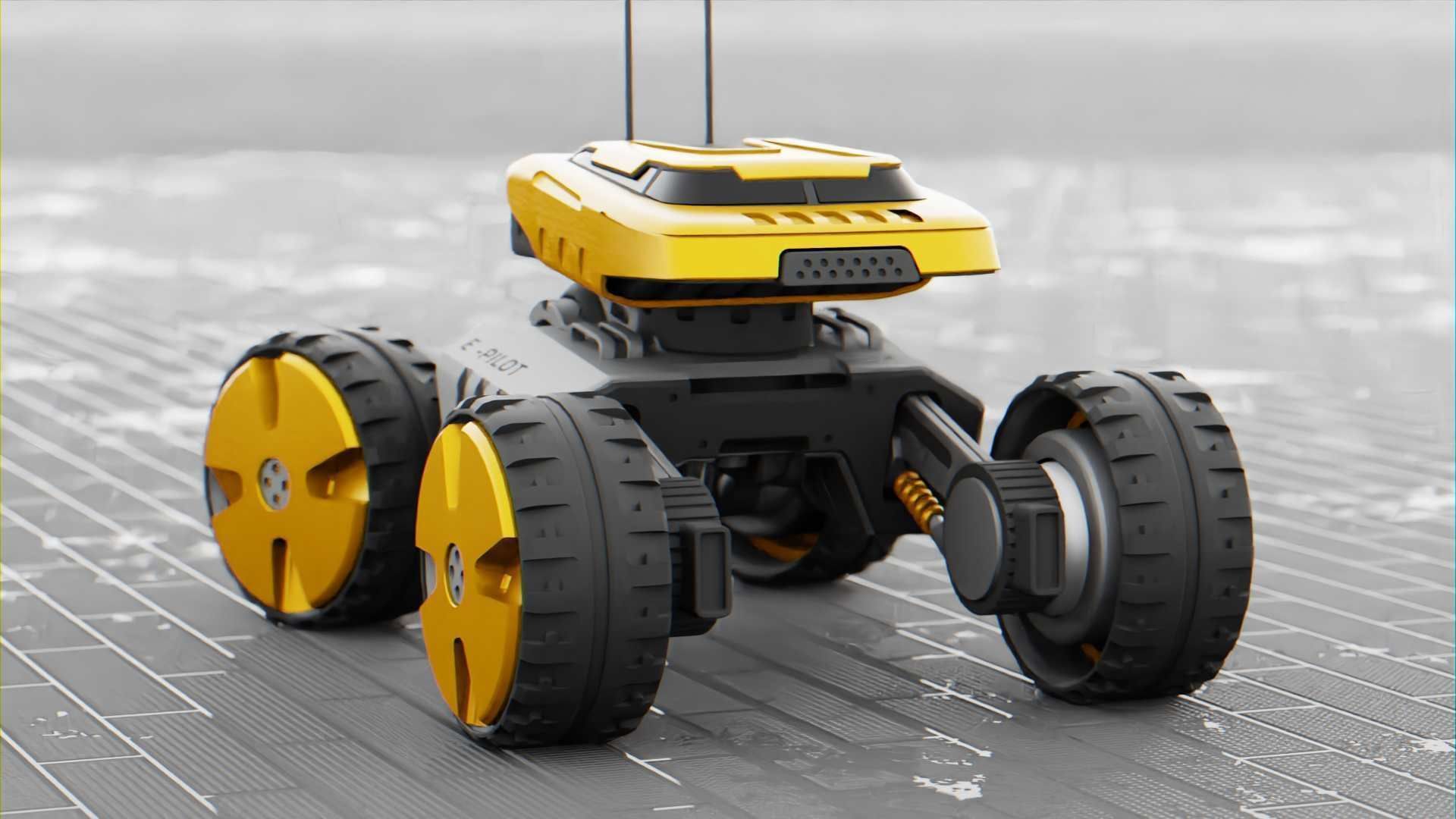 MOON LANDER E-2000 Free 3D model_33