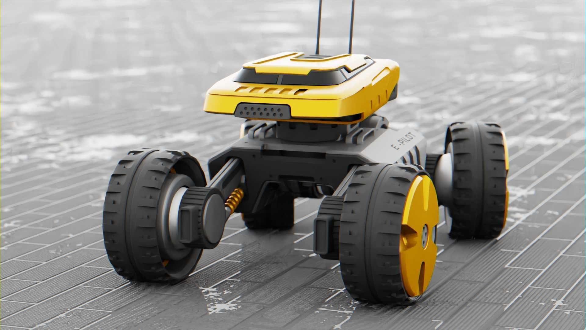 MOON LANDER E-2000 Free 3D model_43