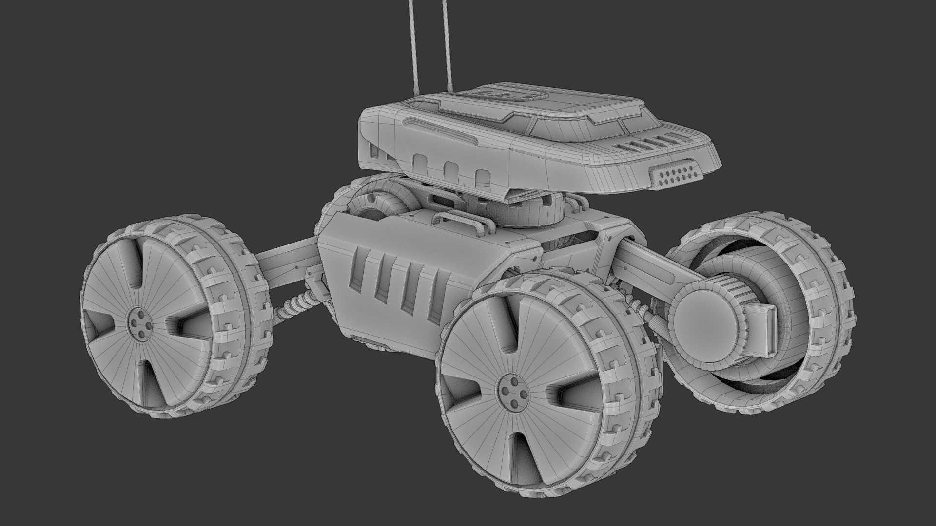 MOON LANDER E-2000 Free 3D model_32