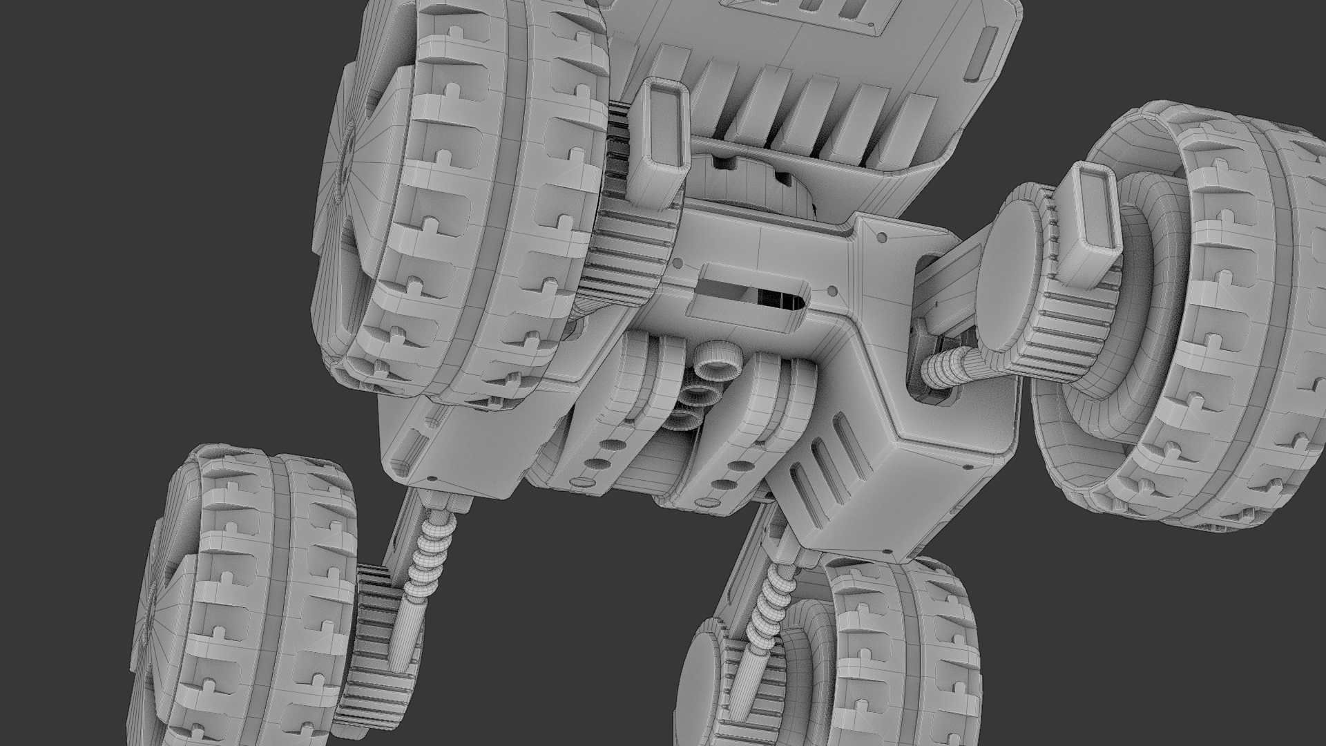 MOON LANDER E-2000 Free 3D model_35