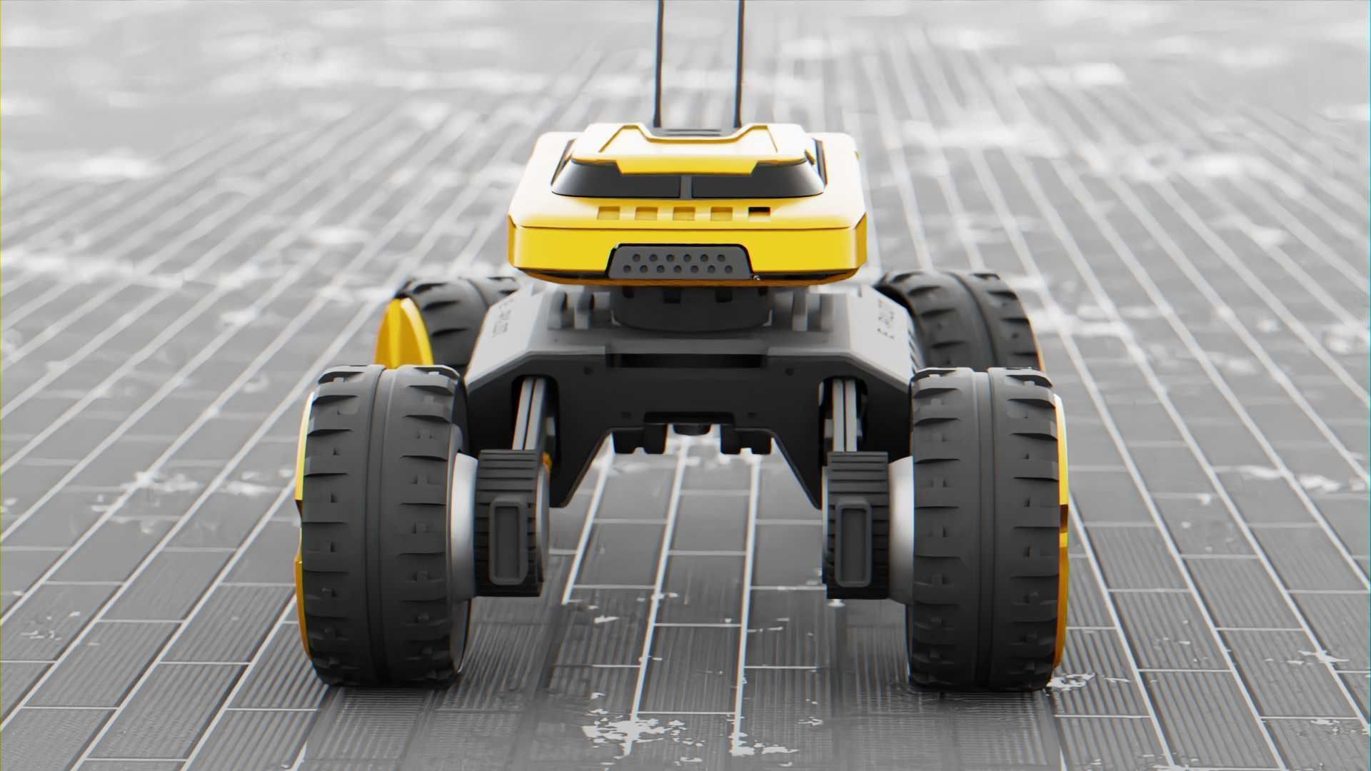 MOON LANDER E-2000 Free 3D model_41