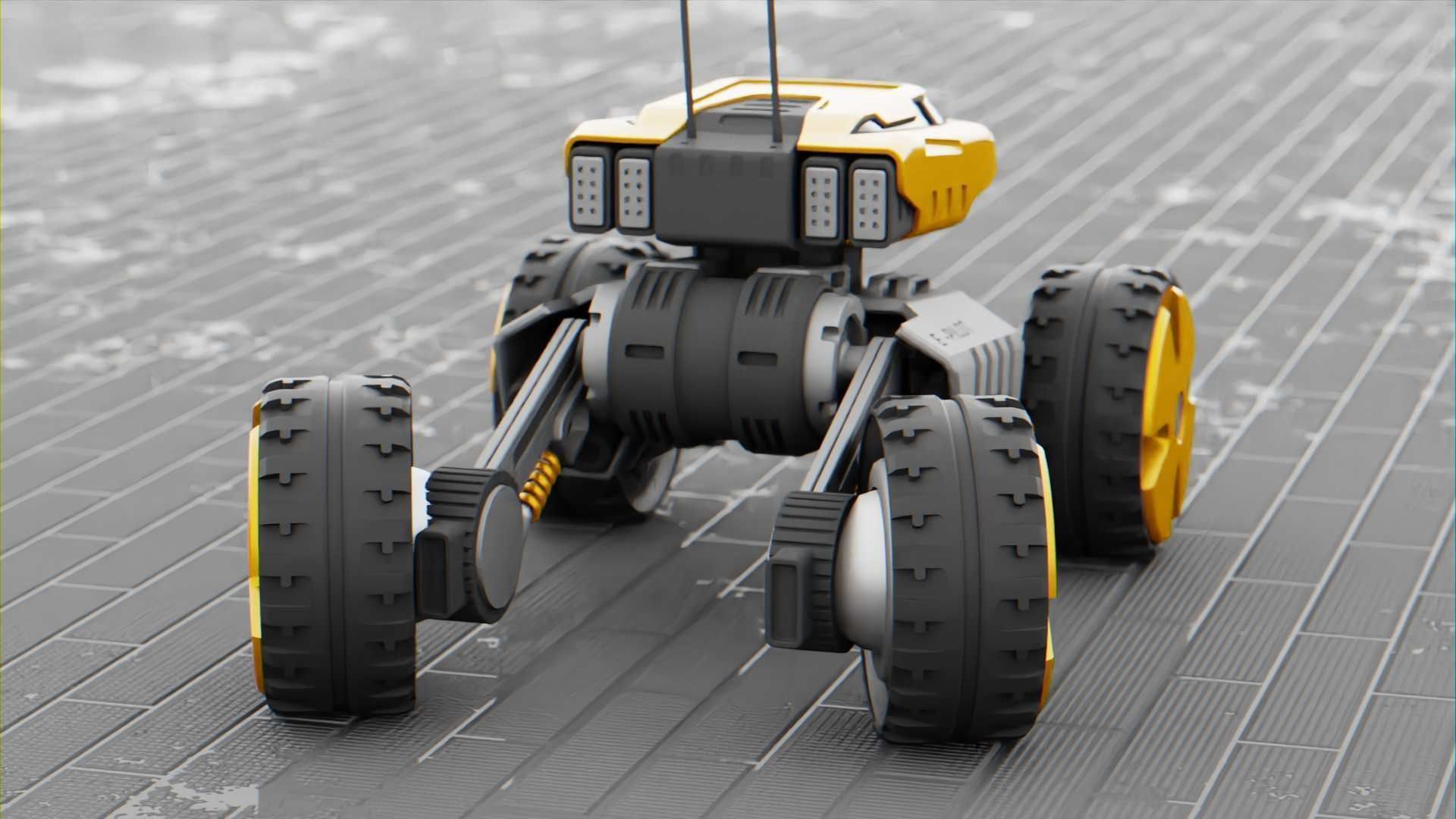 MOON LANDER E-2000 Free 3D model_18