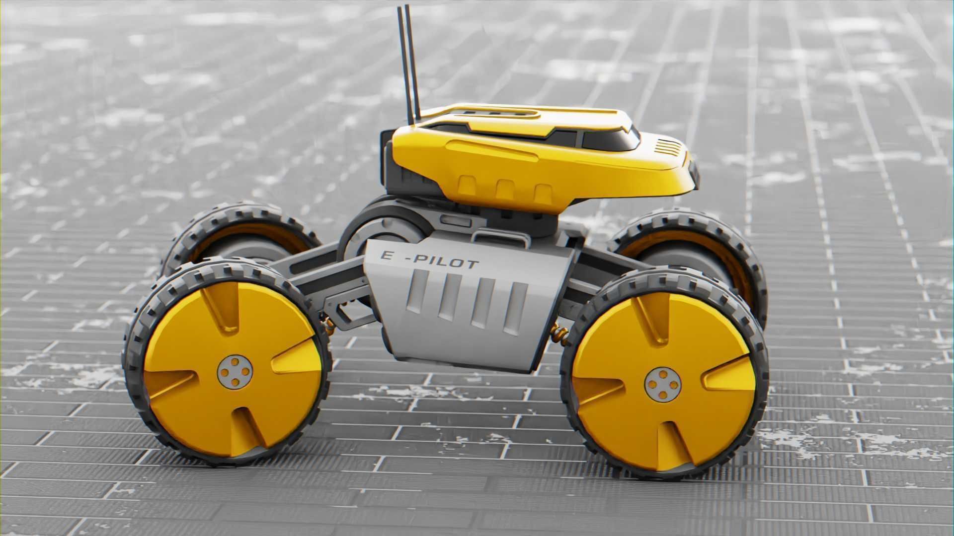 MOON LANDER E-2000 Free 3D model_24