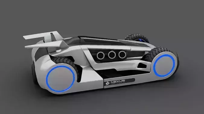 FUTURISTIC RACE CAR
