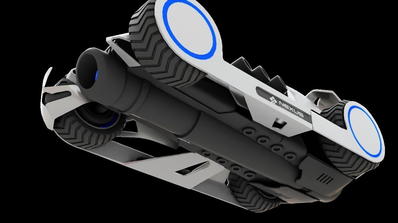 FUTURISTIC RACE CAR Free 3D model_19