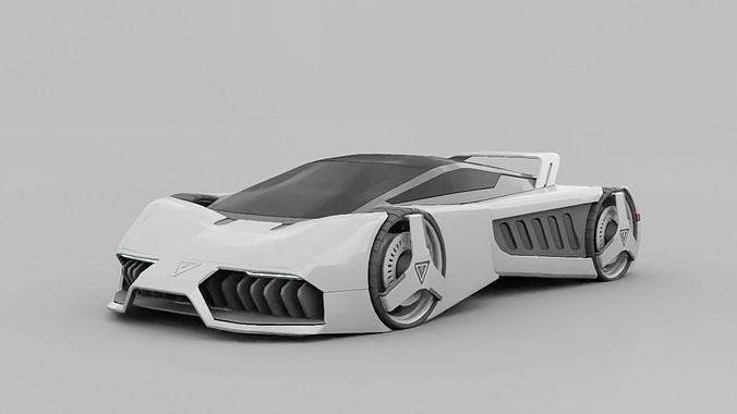 sci-fi vehicle Free 3D model