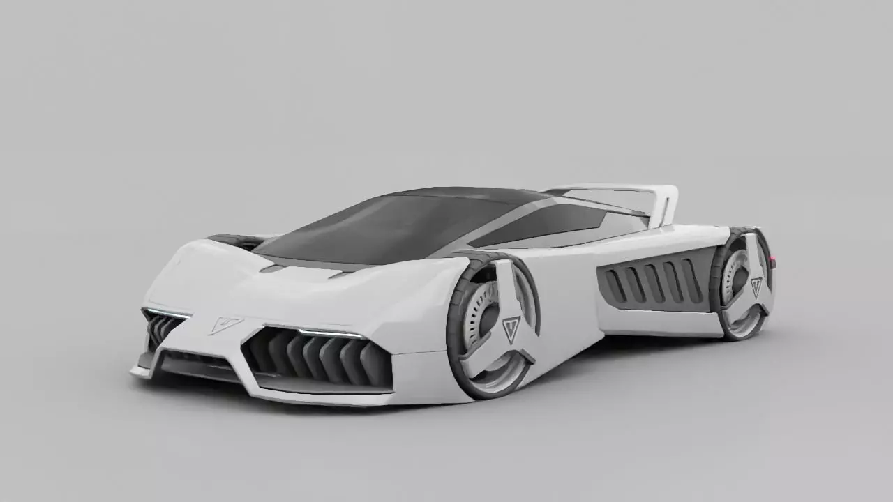 sci-fi vehicle Free 3D model