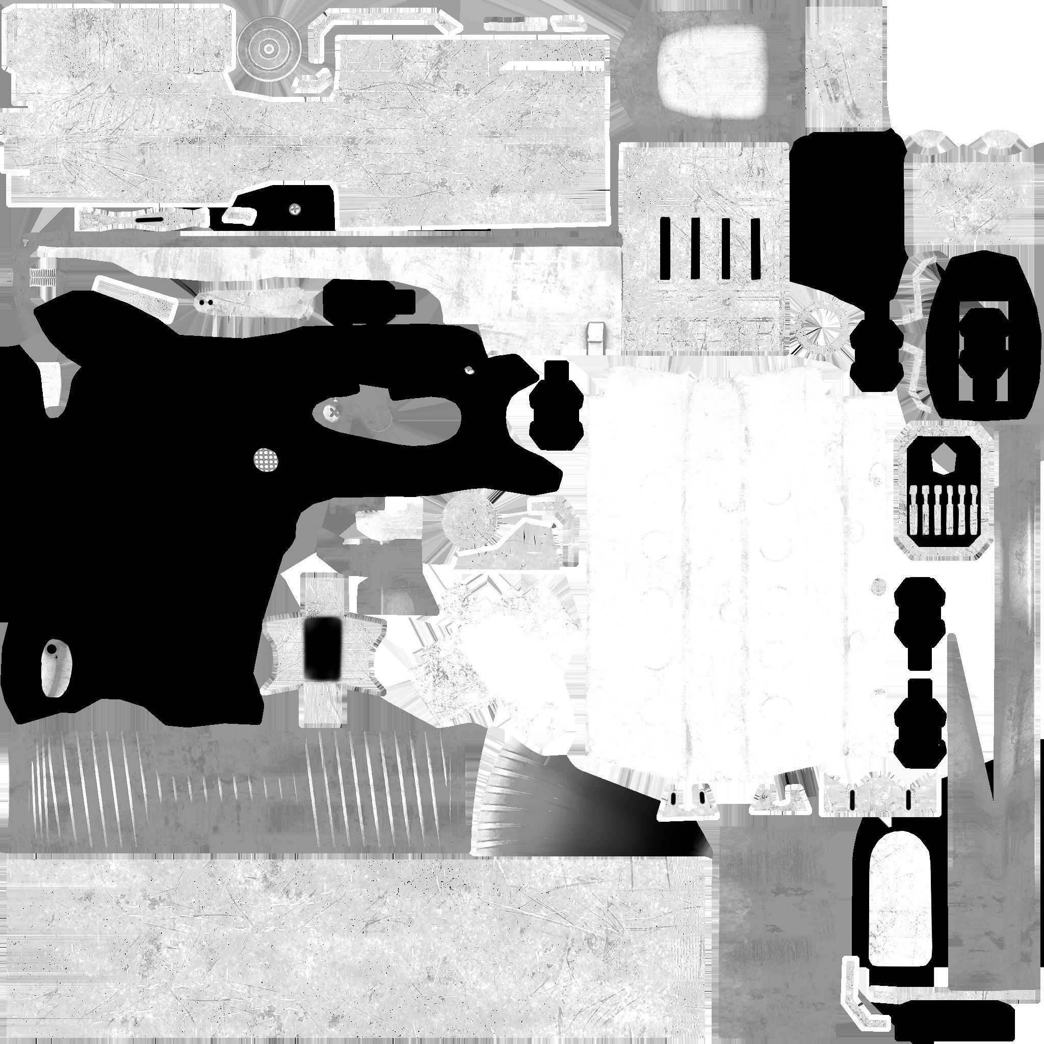 9mm gun Free 3D model_3