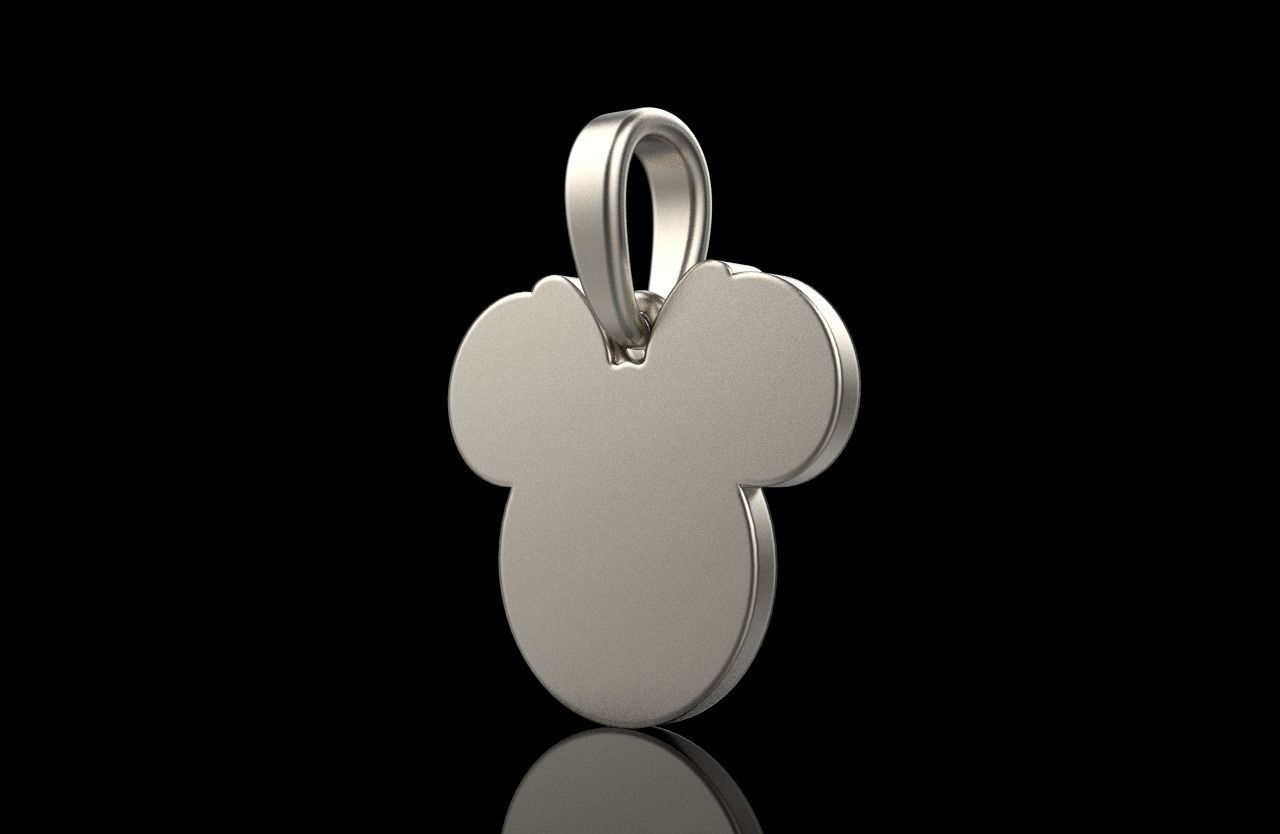minnie mouse pendant model 637 3D print model_31