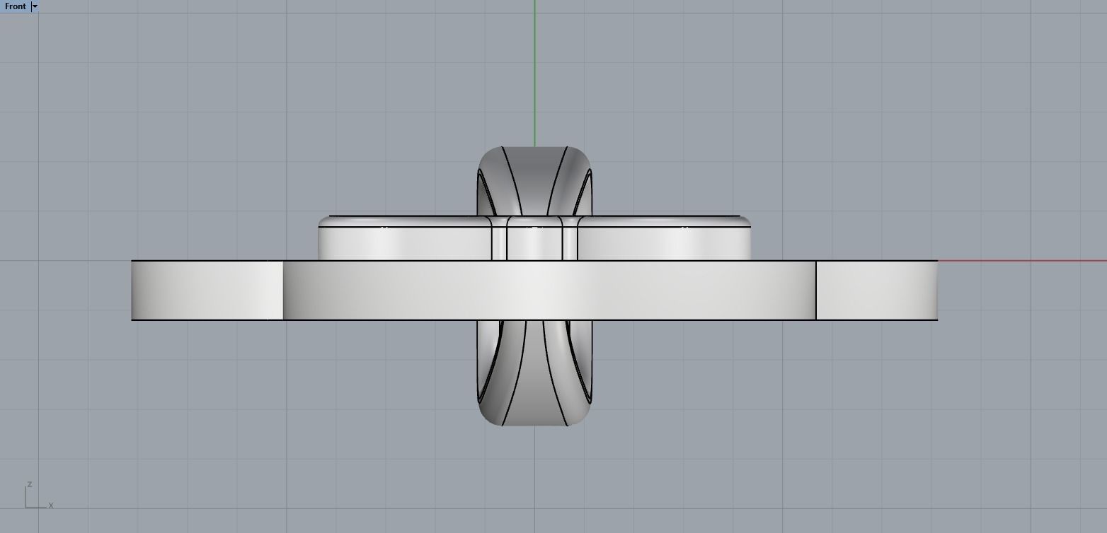 minnie mouse pendant model 637 3D print model_7